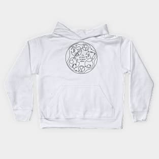 I'm Not Weird, I'm Limited Edition - Circular Gallifreyan Kids Hoodie